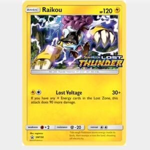 Raikou #SM150 Pokemon Promo